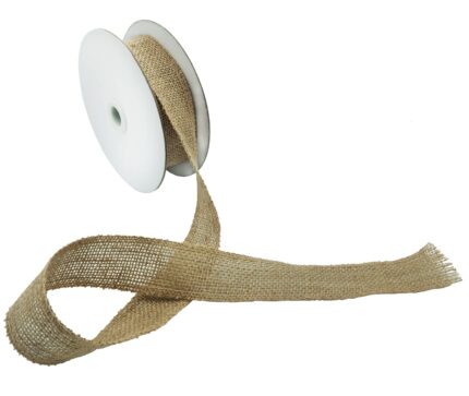 Natural Burlap Ribbon 10 YD 1.5"